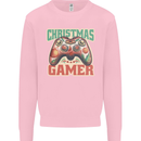 Christmas Gamer Funny Gaming Joypad Kids Sweatshirt Jumper Light Pink