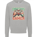 Christmas Gamer Funny Gaming Joypad Kids Sweatshirt Jumper Sports Grey