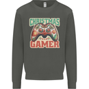 Christmas Gamer Funny Gaming Joypad Kids Sweatshirt Jumper Storm Grey