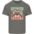 Christmas Gamer Funny Gaming Joypad Kids T-Shirt Childrens Charcoal