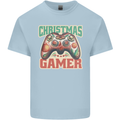 Christmas Gamer Funny Gaming Joypad Kids T-Shirt Childrens Light Blue