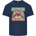 Christmas Gamer Funny Gaming Joypad Kids T-Shirt Childrens Navy Blue