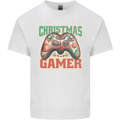 Christmas Gamer Funny Gaming Joypad Kids T-Shirt Childrens White