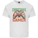 Christmas Gamer Funny Gaming Joypad Kids T-Shirt Childrens White