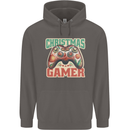 Christmas Gamer Funny Gaming Joypad Mens 80% Cotton Hoodie Charcoal