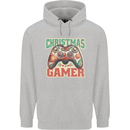 Christmas Gamer Funny Gaming Joypad Mens 80% Cotton Hoodie Sports Grey