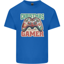 Christmas Gamer Funny Gaming Joypad Mens Cotton T-Shirt Tee Top Royal Blue
