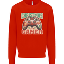 Christmas Gamer Funny Gaming Joypad Mens Sweatshirt Jumper Bright Red