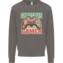 Christmas Gamer Funny Gaming Joypad Mens Sweatshirt Jumper Charcoal