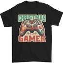 Christmas Gamer Funny Gaming Joypad Mens T-Shirt 100% Cotton Black