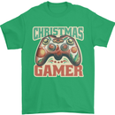 Christmas Gamer Funny Gaming Joypad Mens T-Shirt 100% Cotton Irish Green