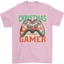 Christmas Gamer Funny Gaming Joypad Mens T-Shirt 100% Cotton Light Pink