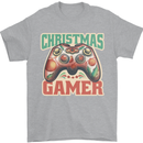 Christmas Gamer Funny Gaming Joypad Mens T-Shirt 100% Cotton Sports Grey