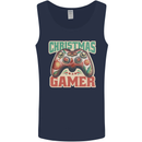 Christmas Gamer Funny Gaming Joypad Mens Vest Tank Top Navy Blue