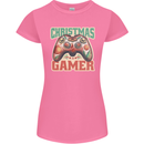 Christmas Gamer Funny Gaming Joypad Womens Petite Cut T-Shirt Azalea