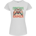 Christmas Gamer Funny Gaming Joypad Womens Petite Cut T-Shirt White