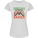 Christmas Gamer Funny Gaming Joypad Womens Petite Cut T-Shirt White