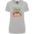 Christmas Gamer Funny Gaming Joypad Womens Wider Cut T-Shirt Sports Grey