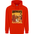 Christmas Hater Bah Humbug Childrens Kids Hoodie Bright Red