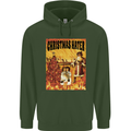 Christmas Hater Bah Humbug Childrens Kids Hoodie Forest Green