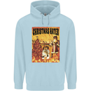 Christmas Hater Bah Humbug Childrens Kids Hoodie Light Blue