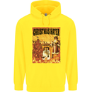 Christmas Hater Bah Humbug Childrens Kids Hoodie Yellow