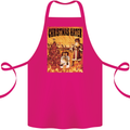 Christmas Hater Bah Humbug Cotton Apron 100% Organic Pink