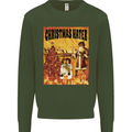 Christmas Hater Bah Humbug Kids Sweatshirt Jumper Forest Green