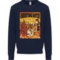 Christmas Hater Bah Humbug Kids Sweatshirt Jumper Navy Blue