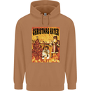Christmas Hater Bah Humbug Mens 80% Cotton Hoodie Caramel Latte