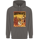 Christmas Hater Bah Humbug Mens 80% Cotton Hoodie Charcoal