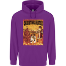 Christmas Hater Bah Humbug Mens 80% Cotton Hoodie Purple