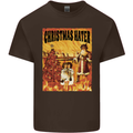 Christmas Hater Bah Humbug Mens Cotton T-Shirt Tee Top Dark Chocolate