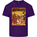 Christmas Hater Bah Humbug Mens Cotton T-Shirt Tee Top Purple