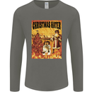 Christmas Hater Bah Humbug Mens Long Sleeve T-Shirt Charcoal