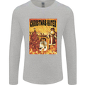 Christmas Hater Bah Humbug Mens Long Sleeve T-Shirt Sports Grey