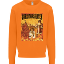 Christmas Hater Bah Humbug Mens Sweatshirt Jumper Orange