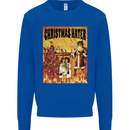 Christmas Hater Bah Humbug Mens Sweatshirt Jumper Royal Blue