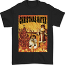 Christmas Hater Bah Humbug Mens T-Shirt 100% Cotton Black