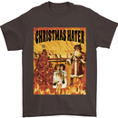 Christmas Hater Bah Humbug Mens T-Shirt 100% Cotton Dark Chocolate