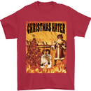 Christmas Hater Bah Humbug Mens T-Shirt 100% Cotton Red