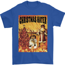 Christmas Hater Bah Humbug Mens T-Shirt 100% Cotton Royal Blue