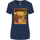Christmas Hater Bah Humbug Womens Wider Cut T-Shirt Navy Blue