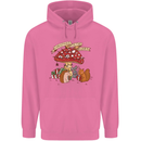 Christmas Hedgehog Toadstool Mouse Childrens Kids Hoodie Azalea