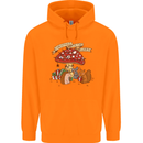 Christmas Hedgehog Toadstool Mouse Childrens Kids Hoodie Orange