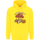 Christmas Hedgehog Toadstool Mouse Childrens Kids Hoodie Yellow