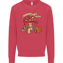 Christmas Hedgehog Toadstool Mouse Kids Sweatshirt Jumper Heliconia