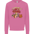 Christmas Hedgehog Toadstool Mouse Mens Sweatshirt Jumper Azalea