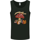 Christmas Hedgehog Toadstool Mouse Mens Vest Tank Top Black