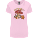 Christmas Hedgehog Toadstool Mouse Womens Wider Cut T-Shirt Light Pink